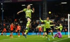 Rice’s injury-time header gives Arsenal win over Luton in seven-goal thriller