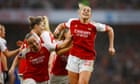 Russo doubles up as Arsenal thrash Chelsea to blow WSL title race open