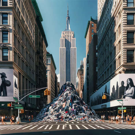 Wasteful Fashion Campaigns - Vestiaire Collective Reminded People to Shop Mindfully on Black Friday (TrendHunter.com)