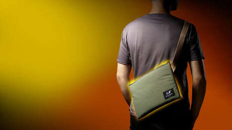 Self-Heating Messenger Bags - The Willtex 'Willcook' Microwave Bag Quickly Heats Up (TrendHunter.com)