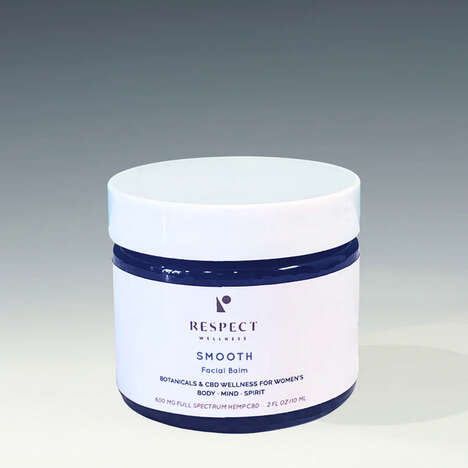 CBD-Infused Facial Balms - Respect Wellness' Smooth Facial Balm is Optimized for Menopausal Skin (TrendHunter.com)