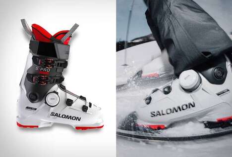 Intuitive Fastening Ski Boots - The Salomon S/PRO Supra BOA Ski Boots Offer a Snug Fit (TrendHunter.com)