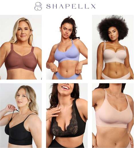 Comfort-Focused Shapewear Bras - Shapellx Launches a New Shapewear Bra Collection (TrendHunter.com)