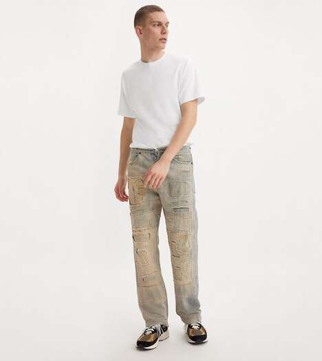 Miner-Inspired Denim Jeans - Levi's 1917 Homer Campbell 501 Tells the Story of Durable Denim (TrendHunter.com)