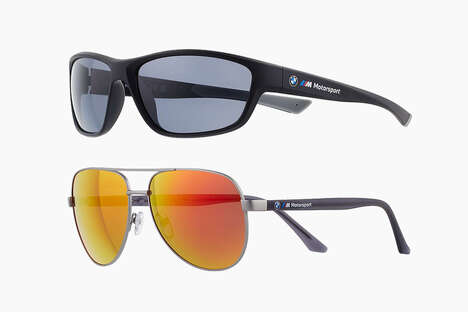 Accessible Motorsport Sunglasses - The BMW Motorsport Eyewear Collection Includes Several Styles (TrendHunter.com)