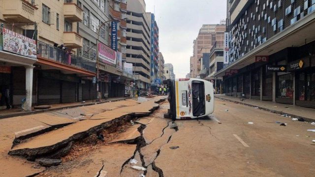 The City of Joburg waits for Bree explosion to be declared a disaster to get funding