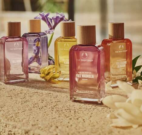 Vegan Personal Care Cosmetics - The Body Shop's Product Portfolio is Certified by The Vegan Society (TrendHunter.com)