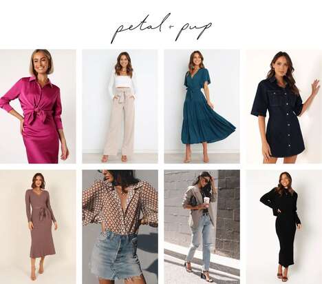 Curated Workwear Capsules - Petal and Pup's Curated Workwear Edit Offers Seamless Sophistication (TrendHunter.com)