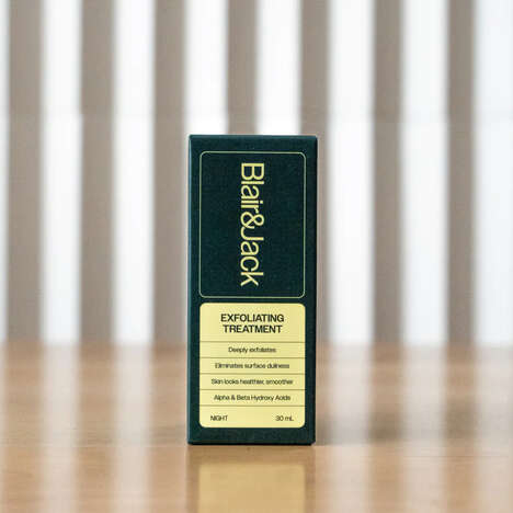 Antioxidant-Rich Men's Exfoliating Treatments - Blair&Jack Boasts a Powerful Exfoliating Treatment (TrendHunter.com)