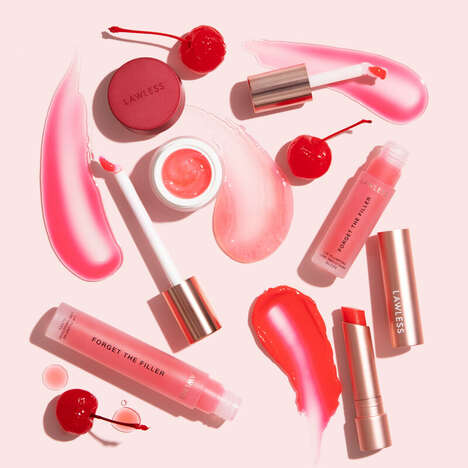 Clean Lip-Plumping Collections - LAWLESS Beauty's Cherry Vanilla Line Expands on a Viral Shade (TrendHunter.com)