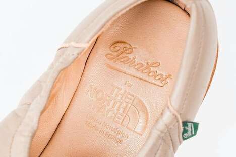 Cozy Collaborative Cushioned Mules - The North Face and Paraboot Join on a Puffy Mule (TrendHunter.com)