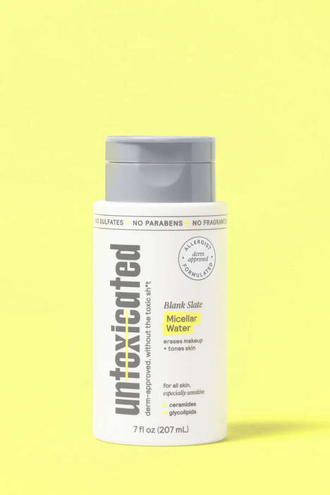 Minimal-Ingredient Micellar Waters - Untoxicated's Blank Slate Micellar Water Soothes Sensitive Skin (TrendHunter.com)