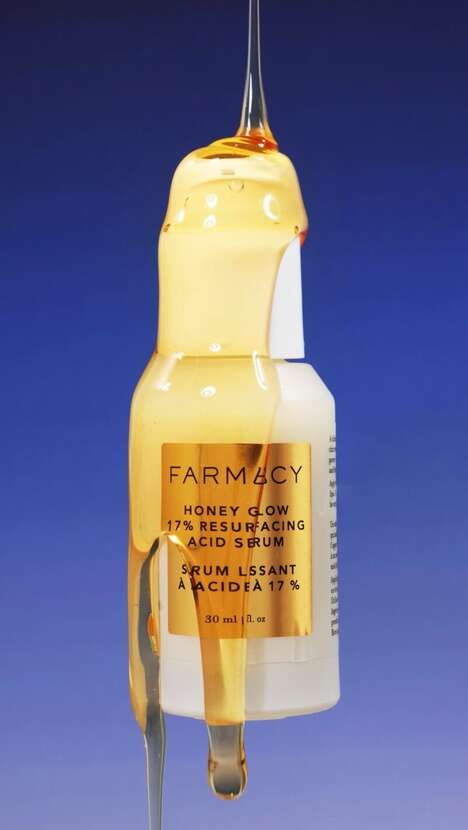 Honey-Infused Night Serums - Farmacy's Honey Glow Paris a 17% Acid Blend with Buckwheat Honey (TrendHunter.com)