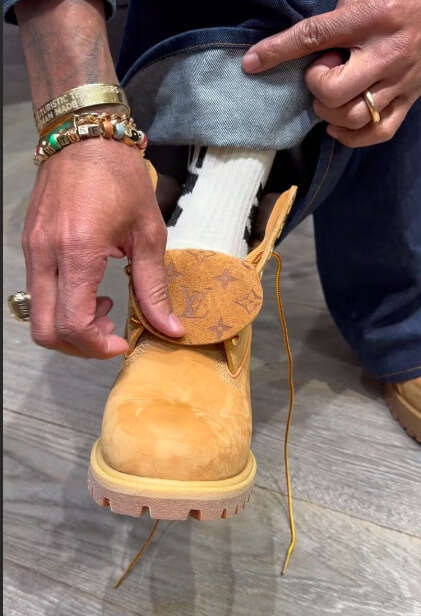 High Fashion Workwear Boots - Louis Vuitton and Timberland's New Boot Set to Debut at Fashion Week (TrendHunter.com)