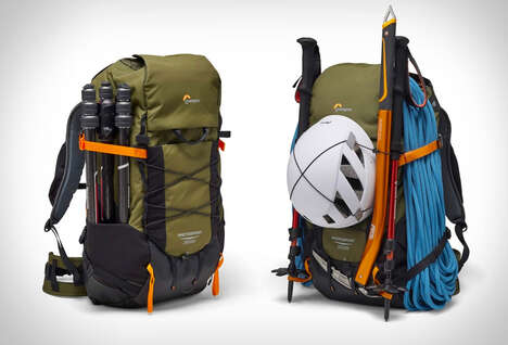 Extreme Environment Photographer Packs - The Lowepro PhotoSport X Backpack is Field-Ready (TrendHunter.com)