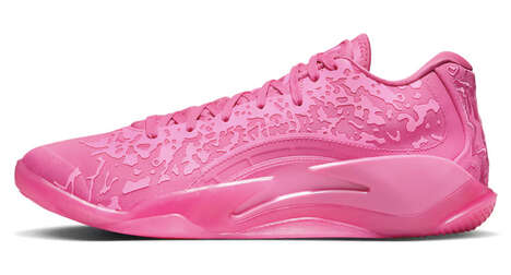 Vibrant Pink Basketball Sneakers - The Jordan Zion 3 Sneaker Gets a Pink Lotus Colorway (TrendHunter.com)