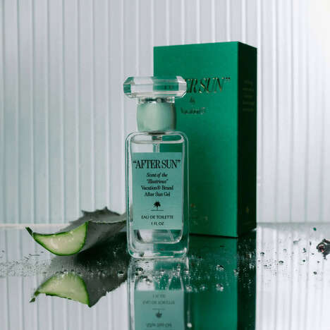 After-Sun Eau de Toilettes - AFTER SUN by Vacation Has Notes of Aloe, Green Tea, Towels & Linen (TrendHunter.com)