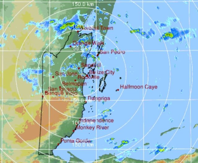 A wet start of the week: More rain on Monday and Tuesday in Belize