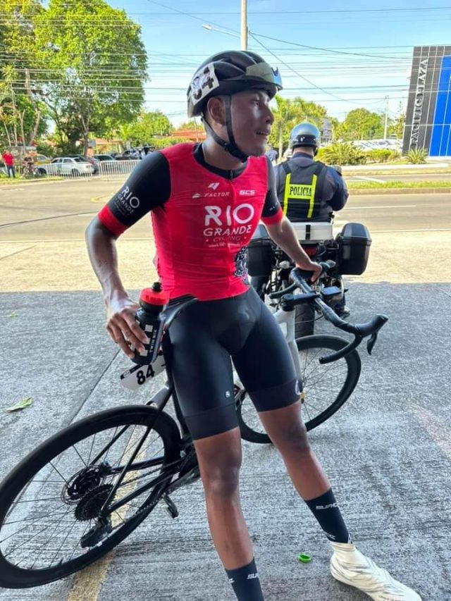 Belizean cyclist Derrick Chavarria places 5th in U23 category in 1st stage of Tour of Chiriquí in Panama riding for US Team Rio Grande