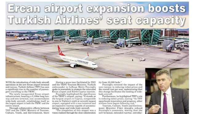 1/6/2024: News: Ercan airport expansion boosts Turkish Airlines’ seat capacity