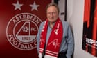 'Let's have a little bit of fun': Neil Warnock appointed Aberdeen interim manager – video
