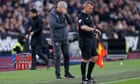 ‘I understand the fans leaving’ admits David Moyes after West Ham shocker