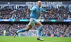 Haaland sinks Everton as Manchester City step up pressure on title rivals