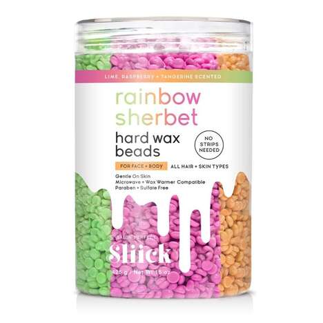 Hair-Removing Wax Beads - Salon Perfect's Sliick™ Rainbow Sherbet Hard Wax Beads are Strip-Free (TrendHunter.com)