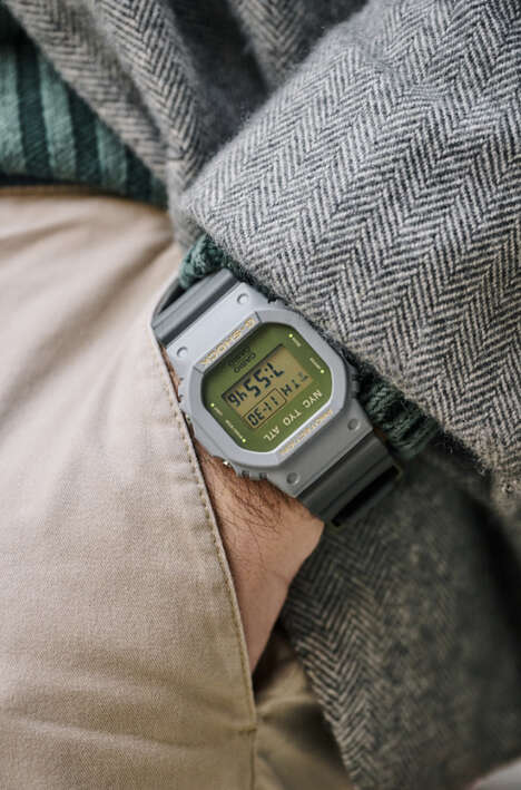 Brand-Honoring Digital Timepieces - Hodinkee's G-SHOCK Ref. 5600 by Ben Clymer Rounds Out the Series (TrendHunter.com)