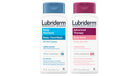 Moisturizing Body Washes - Lubriderm Body Washes Come in Two Options (TrendHunter.com)