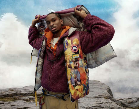 Adventure-Inspired Outerwear Campaigns - Canada Goose & KidSuper Drop an NBA All-Star Collection (TrendHunter.com)
