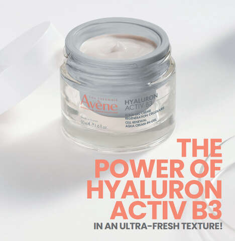 Cell Renewal Cream-in-gels - Avène Debuts Multi-Purpose Cream Hyaluron Activ B3 Aqua Cream-in-gel (TrendHunter.com)