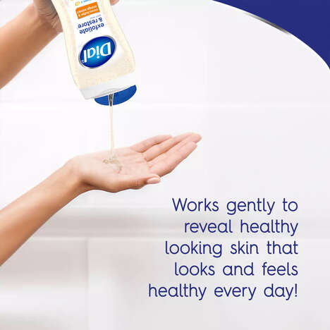 Aromatic Affordable Body Washes - Dial's Cocoa Butter & Orange Extract Body Wash Rejuvenates (TrendHunter.com)