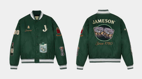 Celebratory Spirit Jackets - The Jameson St. Patrick’s Eve Jacket Was Made with Reed Art Department (TrendHunter.com)