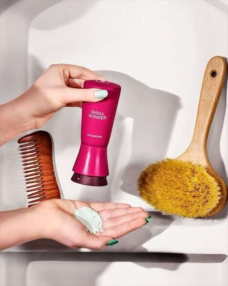 Liquid-Free Shampoos - Small Wonder's Signature Shampoo is a Powder Activated by Water (TrendHunter.com)