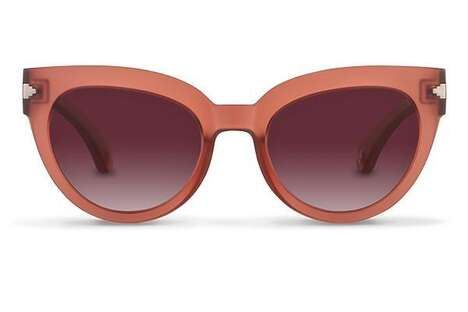 Upcycled Cigarette Butt Sunglasses - Karün Eyewear Uses Celion Material for a Sustainable Design (TrendHunter.com)