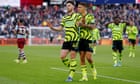 Rice screamer for Arsenal seals West Ham’s worst home defeat since 1963