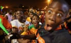 Nigeria and Ivory Coast fans celebrate in streets after reaching Afcon final – video