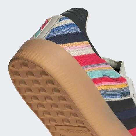 Colorful Patchwork Collab Sneakers - KSENIASCHNAIDER and adidas Unveil the Sambae Sneaker (TrendHunter.com)