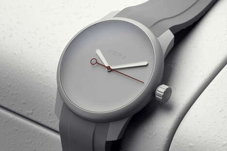 Limited-Edition Maritime Watches - Aera and Firmship Presents the P-1 Pilot Titanium Watch (TrendHunter.com)