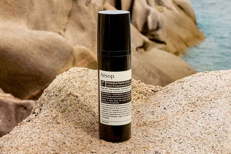 Beneficial Skincare Sunscreens - Aēsop Protective Facial Lotion SPF50 Has Niacinamide and Sage Leaf (TrendHunter.com)