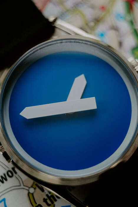 Motorway-Inspired Minimal Timepieces - Margaret Calvert Designs the M1 Watch for Mr Jones Watches (TrendHunter.com)