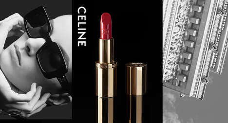 Inaugural Fashion Brand Cosmetics - Celine Beauté Will Debut a Red Lipstick This Fall (TrendHunter.com)