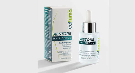 Potent Hair Restoration Serums - The Celluma Restore Hair Serum Works with LED Light Therapy (TrendHunter.com)