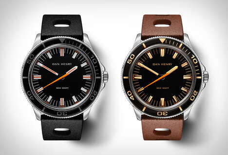 Designer Urbanite Diver Watches - The Dan Henry 1975 Skin Diver Watch is Stylish and Sturdy (TrendHunter.com)