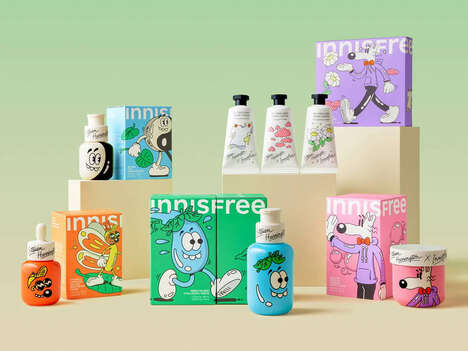 Playful Artist-Designed Skincare - The Isle Adventure by Innisfree Tells the Story of Ingredients (TrendHunter.com)
