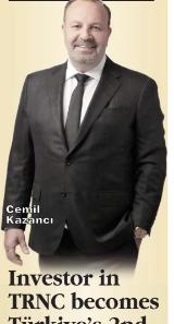 3/16/2024: Front Page: Investor in TRNC becomes Türkiye’s 2nd richest person