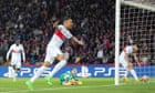 Mbappé seals wild PSG comeback win as Barcelona implode after Araújo red