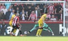 Frank Onyeka ends Brentford’s drought to nudge Blades closer to trapdoor