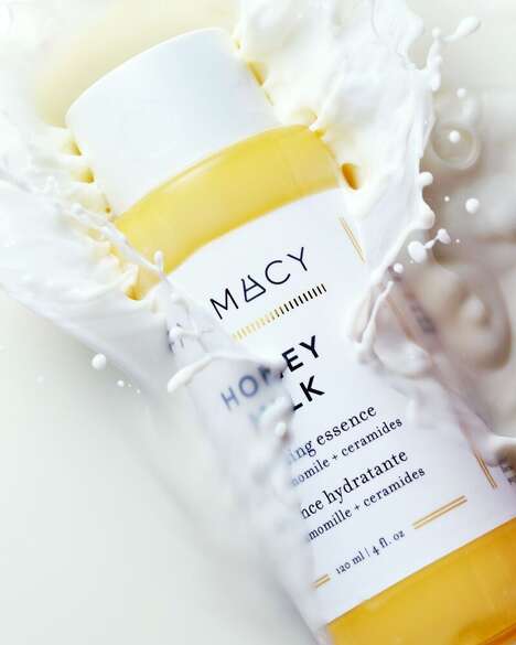 Honey-Infused Hydrating Essences - Farmacy's Honey Milk Hydrating Essence Soothes with White Honey (TrendHunter.com)